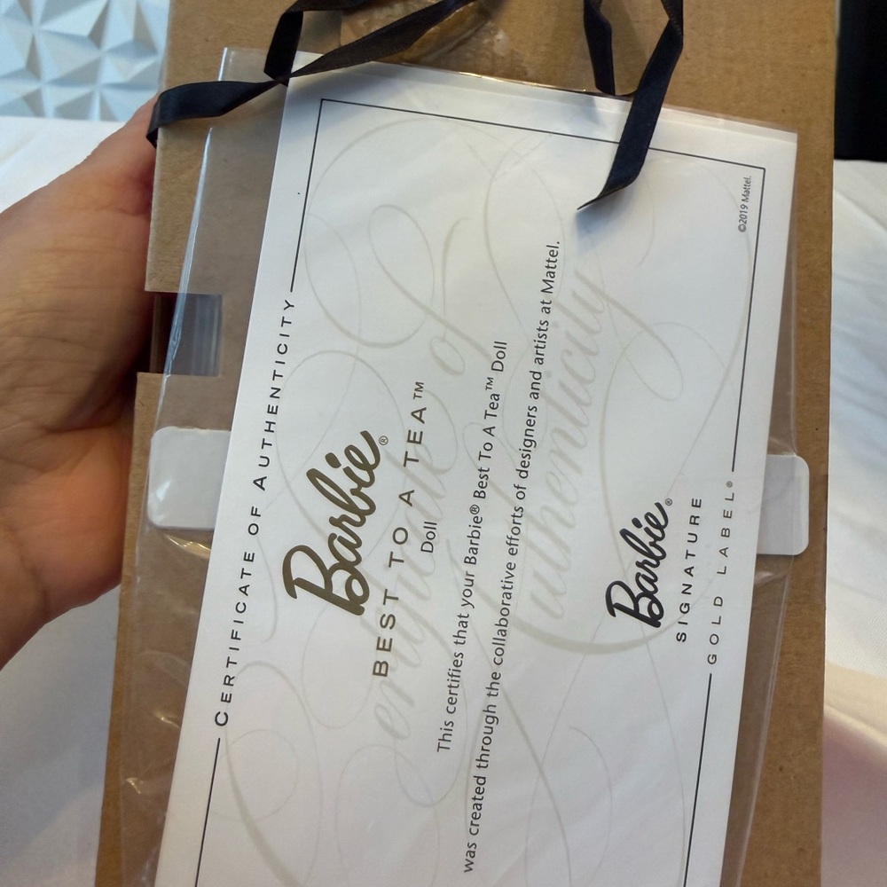 Mattel Barbie Best To A Tea Certificate - Picture 6 of 6